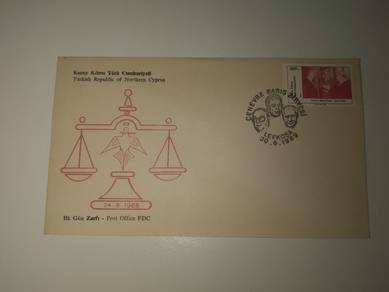 FDC Stamp Turkish Cyprus 1988-Geneva Peace Summit