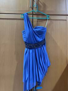 purple party dress