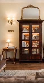 antik teak Display