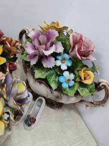 Flower Deco  Bunga Gubahan Porcelain Vintage