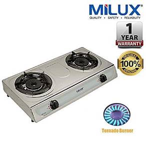 Milux 2 burner gas cooker