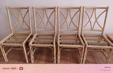 Rattan or Wooden Chairs 