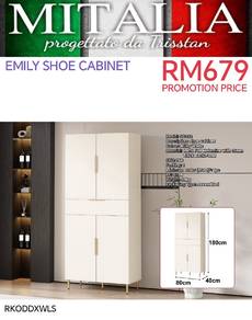 Quality Shoe Cabinet | Kabinet Kasut Berkualiti 