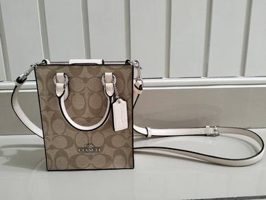 ORIGINAL Coach Signature Canvas Mini Tote Bag