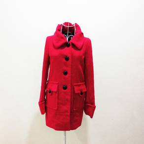 Korean Style Hot Pink Trend Coat
