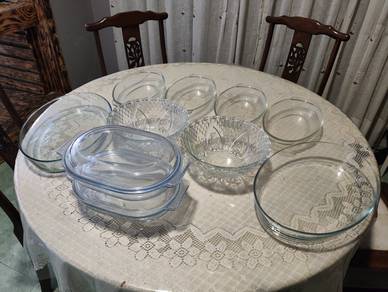 mangkuk kaca pyrex, marinex