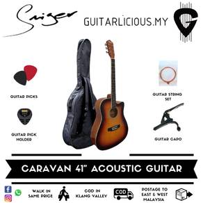 Smiger 41” Acoustic Guitar - Sunburst GA-H11-Gloss