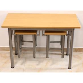 4 Seater Canteen Dining Table Desk Meja Makan