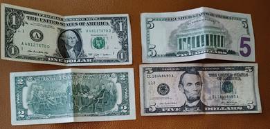 Old notes, USD 13
