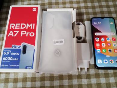 Redmi A7 Pro 128gb 8gb •Andoroid 16