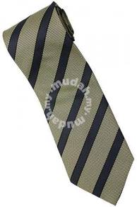 EG5 Green Black Quality Striped Formal Neck Tie