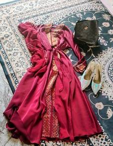 abaya dubai satin