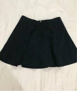 Black short skirt