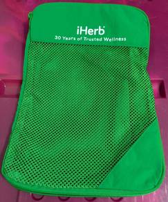 iHerb 30 Years Packing Cube Green Travel Organizer