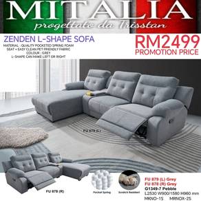 Quality L-shape Sofa | Sofa L-shape Murah | Sale
