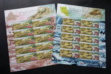 Mint Stamp Sheet Rivers In Malaysia 2018