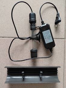 lampu uv dan filter wool