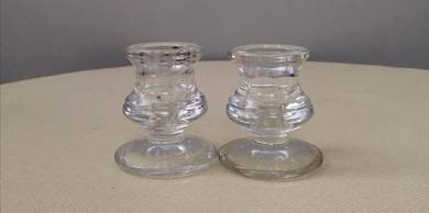 Vintage glass candle holder Taiwan 2