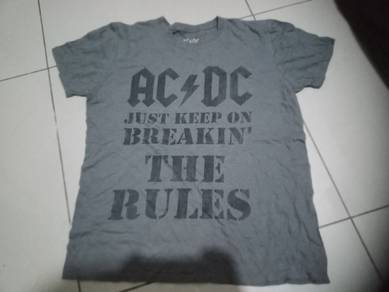 Acdc band rock t-shirt L
