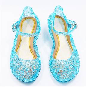 Kids Jelly Shoes Crystal Sandal costume cosplay