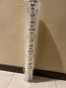 Plastic Cup 700ml with lid (50pcs)