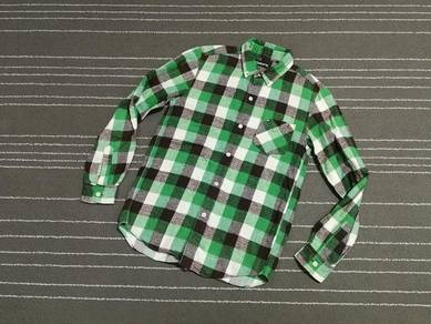 DEPT flannel button up shirt S
