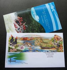 First Day Cover MS Impef Rivers In Malaysia 2018