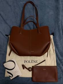 Polene Cyme Mini in Cognac