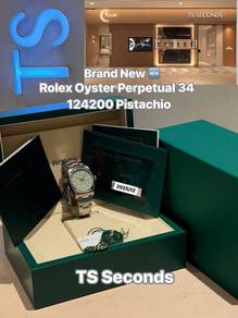 Brand new Rolex OP 34mm OP34 124200 Pistachio Dial