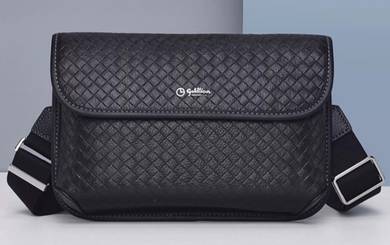 Goldlion 2026APR - Black Knitter Sling Bag for men