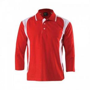 T-shirt Long Sleeve Polo Enzo Code 2093 LS Red
