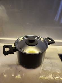 iKea HEMLAGAD Pot with lid, black, 3L