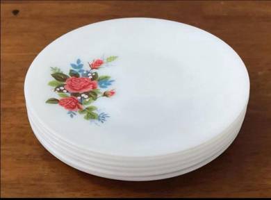 Pyrex cottage rose dinner plate 6