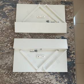 IKEA wall mounted drop leaf table- white