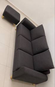 3 Seater Sofa and footstool