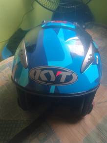 helmet KYT MIMITEC HELLCAT BLUE MAT