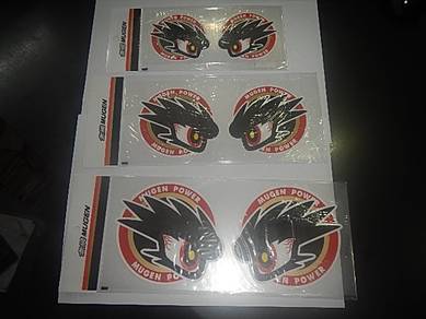 Mugen Commander Eye Sticker Ek9 Dc2 Eg6 Fk8 Gk5 FL
