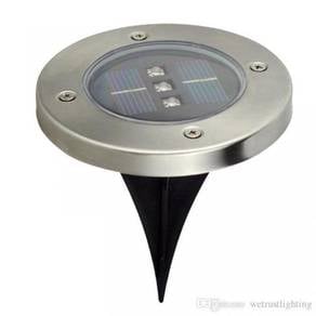 Round Solar Garden Ground Light