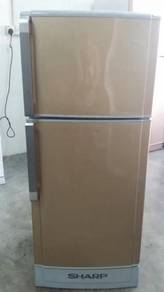 Refrigerator Ice Fridge Peti Sejuk Ais Gold Sharp