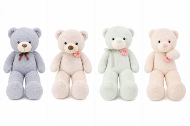 Clearance Big Soft Pastel Teddy Bear