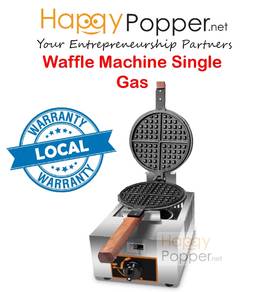 Mesin wafer Waffle machine maker single Gas New