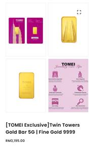 TOMEI 5G Gold Bar