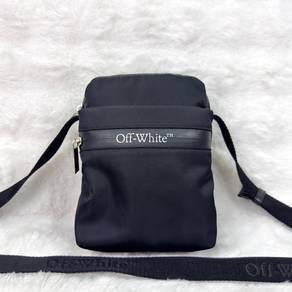 Authentic OW Outdoor Nylon Crossbody Black Bag