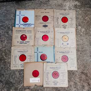 11pcs 78RPM China Record Gramophone Piring Hitam