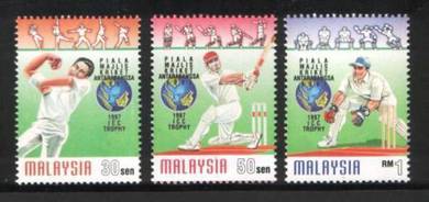 Mint Stamp ICC Trophy Malaysia 1997