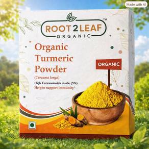 CERTIFIED ORGANIC TURMERIC (TUMERIC) POWDER 100gms