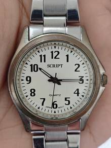 Jam Analog Script Quartz Unisex
