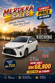 Toyota Vios E in Kuching, SWK