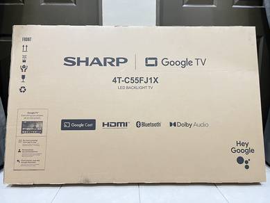 Sharp 55” 4K UHD Google TV (Model 4T-C55FJ1X)