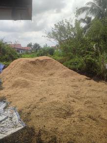 Sekam padi mentah Dan bakar